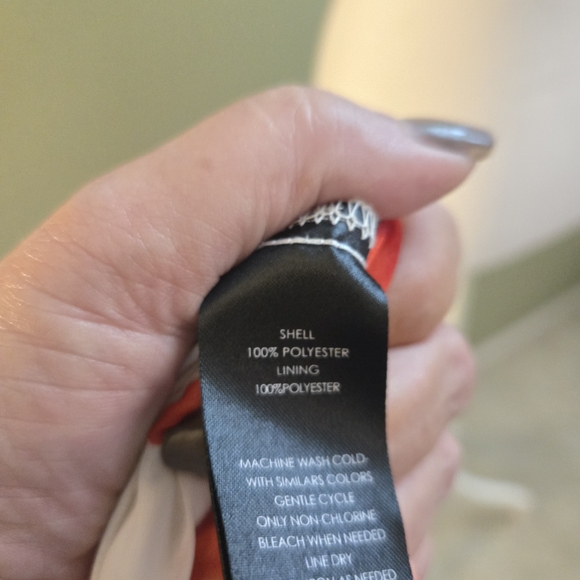 🩵 2/$10 or 3/$14 JH Collectibles White & Orange Floral Dress - Picture 4 of 5